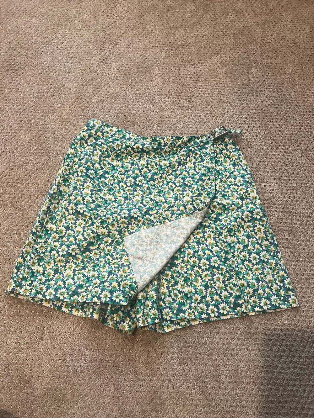 Vintage Liz Sport Floral Cotton Skort